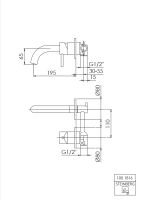 Steinberg 100 1816 Waschtisch-Armatur-Einhebelmischer,...