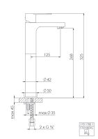 Steinberg 170 1700 1 - Waschtisch-Einhebelmischer ohne...