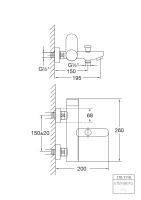 Steinberg 170 1110 Aufputz- Einhebelmischer &frac12;...