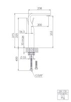 Steinberg 230 1720 Waschtisch-Einhebelmischer ohne...