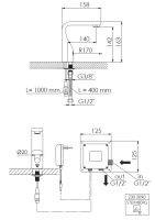 Steinberg 230 2090 Waschtisch-Armatur mit Infrarot-Sensor
