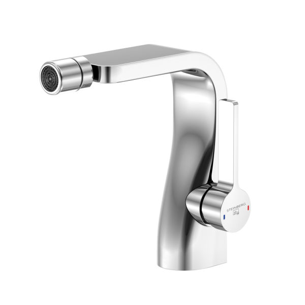 Steinberg 230 1300 Bidet-Einhebelmischer mit Ablaufgarnitur