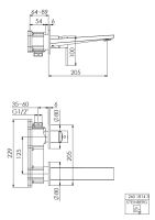 Steinberg 260 1814 3 Waschtisch-Wand-Einhebelmischer...