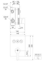 Steinberg 390 2231 3 Unterputz-Einhebelmischer &frac34;