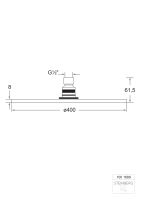 Steinberg 100 1689 Regenbrause &oslash; 400 mm x 8 mm