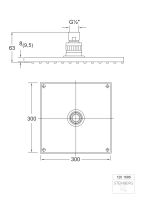 Steinberg 120 1686 Regenbrause 300 x 300 x 8 mm