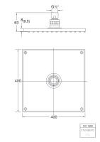 Steinberg 120 1689 Regenbrause 400 x 400 x 8 mm