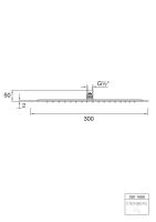 Steinberg 390 1688 Regenbrause ultraflach, &oslash; 300 mm