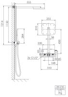 Steinberg 390 2743 Brauseset mit 2-strahliger Kopfbrause