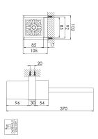 Steinberg 460 2904 B&uuml;rstengarnitur mit Glas,...