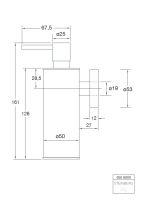 Steinberg 650 8000 Wand-Seifenspender