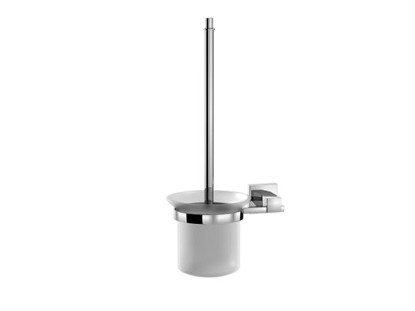 Treos 505.02.2902 Wand-WC Bürste Glashalter satiniert Echtglas