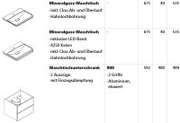 Lanzet M9 Waschtischunterschrank 2 Ausz&uuml;ge 59,2cm