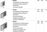 Lanzet Spiegelelemente M9 - mit LED-Beleuchtung, 4250...