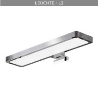 Lanzet Spiegelschrank L2 - 2 Türen 60 cm breit verschiedene Farben