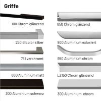 Lanzet Hochschrank mit Nische 30 cm Anschlag links verschiedene Farben