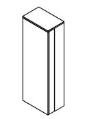 Lanzet Kofferschrank 40,3 cm breit Anschlag rechts verschiedene Farben