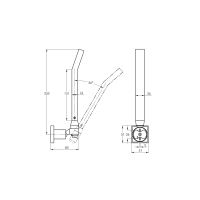 Treos Brausegarnitur mit Wandhalter