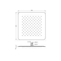 Treos Regenbrause Ultraflach