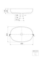 Steinberg Serie 440 6116 Aufsatzschale oval