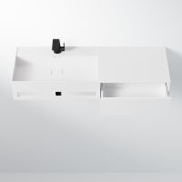 Steinberg Serie 443 7210 W Wandwaschtisch aus Solid Surface