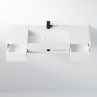 Steinberg Serie 443 7230 W Wandwaschtisch aus Solid Surface