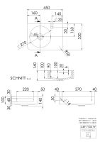 Steinberg Serie 449 7105 W Wandwaschtisch aus Solid Surface