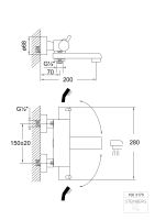 Steinberg 100 3170 Aufputzthermostat ½? für Wanne