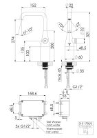 Steinberg 310 Elektronische Waschtischarmatur