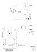 Steinberg 310 Elektronische Wand-Waschtischarmatur