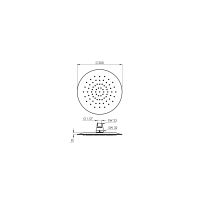 Treos Regenbrause Ultraflach 200