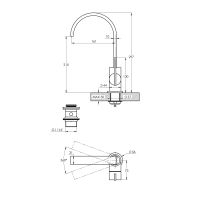 Treos Waschtischarmatur Schwarz Matt