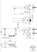 Steinberg 390 1816  iFlow - Vollelektronische Wand-Waschtisch-Armatur