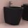 LAVABO A/S Glomp Stand-Bidet Schwarz Matt