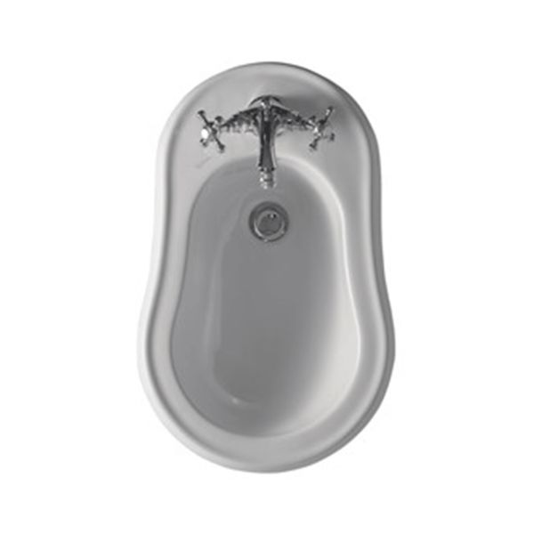 LAVABO A/S Retro Stand-Bidet weiß