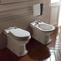 LAVABO A/S Retro Stand-Bidet weiß