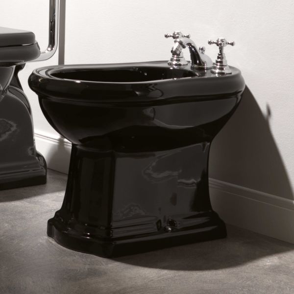 LAVABO A/S Retro Stand-Bidet Schwarz