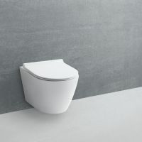 LAVABO A/S Studio Wand-Tiefspül-WC Schwarz Matt mit...