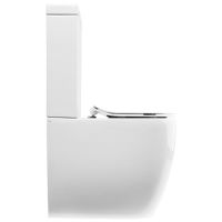 LAVABO A/S Glomp Stand-Tiefspül-WC mit Ohne Spülrand, mit Spülkasten Weiß