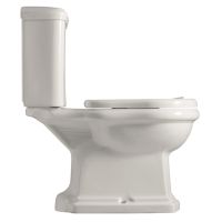 LAVABO A/S Retro Monoblocco Stand-Tiefspül-WC Weiß