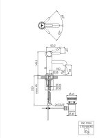 Steinberg 100 1055 Waschtisch-Einhebelmischer mit Ablaufgarnitur, Ausladung 100 mm