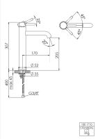 Steinberg 100 1710 Waschtisch-Einhebelmischer ohne...