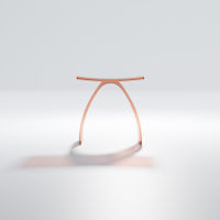 Steinberg Serie 432 Hocker 415 x 225 x 420 mm, aus Polyresin, apricot