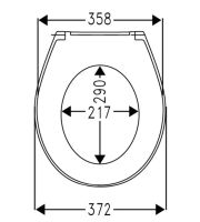 kompatibler WC Sitz Helsinki  - passend für verschiedene WC Modelle, große Farbvielfalt