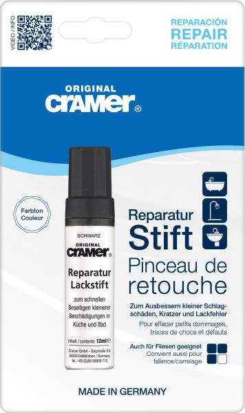 CRAMER Reparatur-Stift 12 ml schwarz