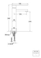 Steinberg 160 1700 Waschtisch-Einhebelmischer ohne...