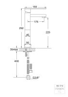 Steinberg 160 1710 Waschtisch-Einhebelmischer ohne...