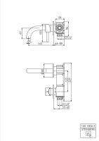 Steinberg 100 1804 3 Waschtisch-Armatur-Einhebelmischer,...