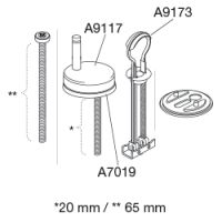 kompatibler WC Sitz Malaga - passend für verschiedenen WC Modell, weiß