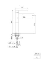 Steinberg 160 1720 Waschtisch-Einhebelmischer ohne...